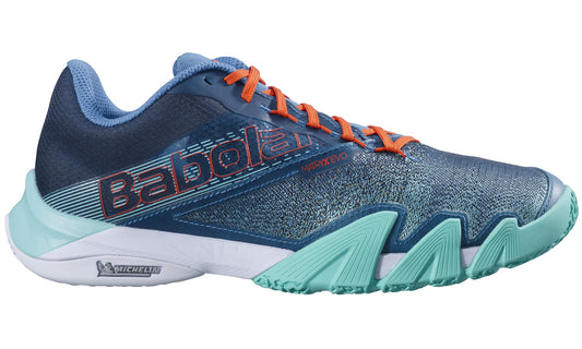 Babolat Jet Premura 2 Padelschuhe (Elektrogrün/Mandarine)