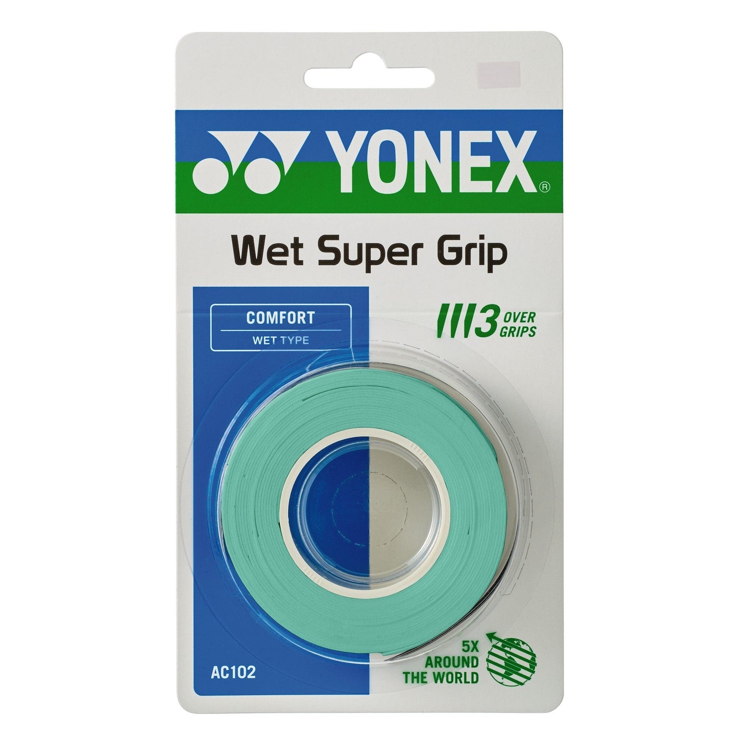 Yonex Wet Super Grap (3-pack, Green)