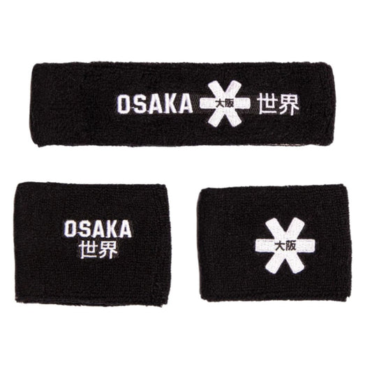 Osaka Sweatband Set (Black) padellife