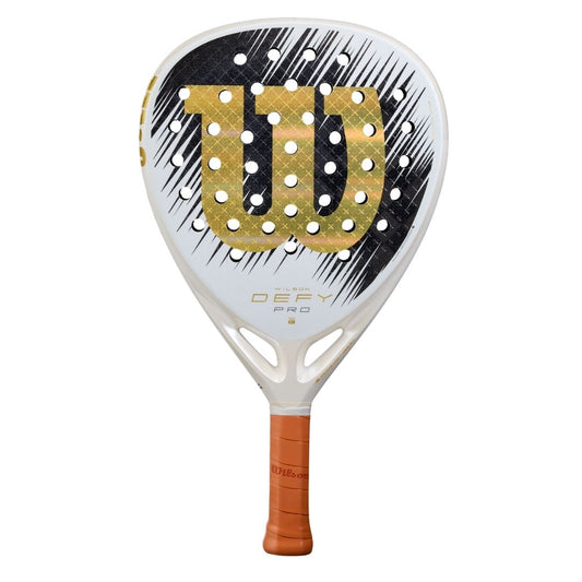 Wilson Defy Pro V1 SE Padel Racket White Black Gold