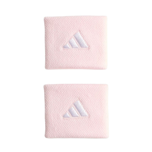 Adidas Wristbands Small (2-pack, Distilled Pink/White)
