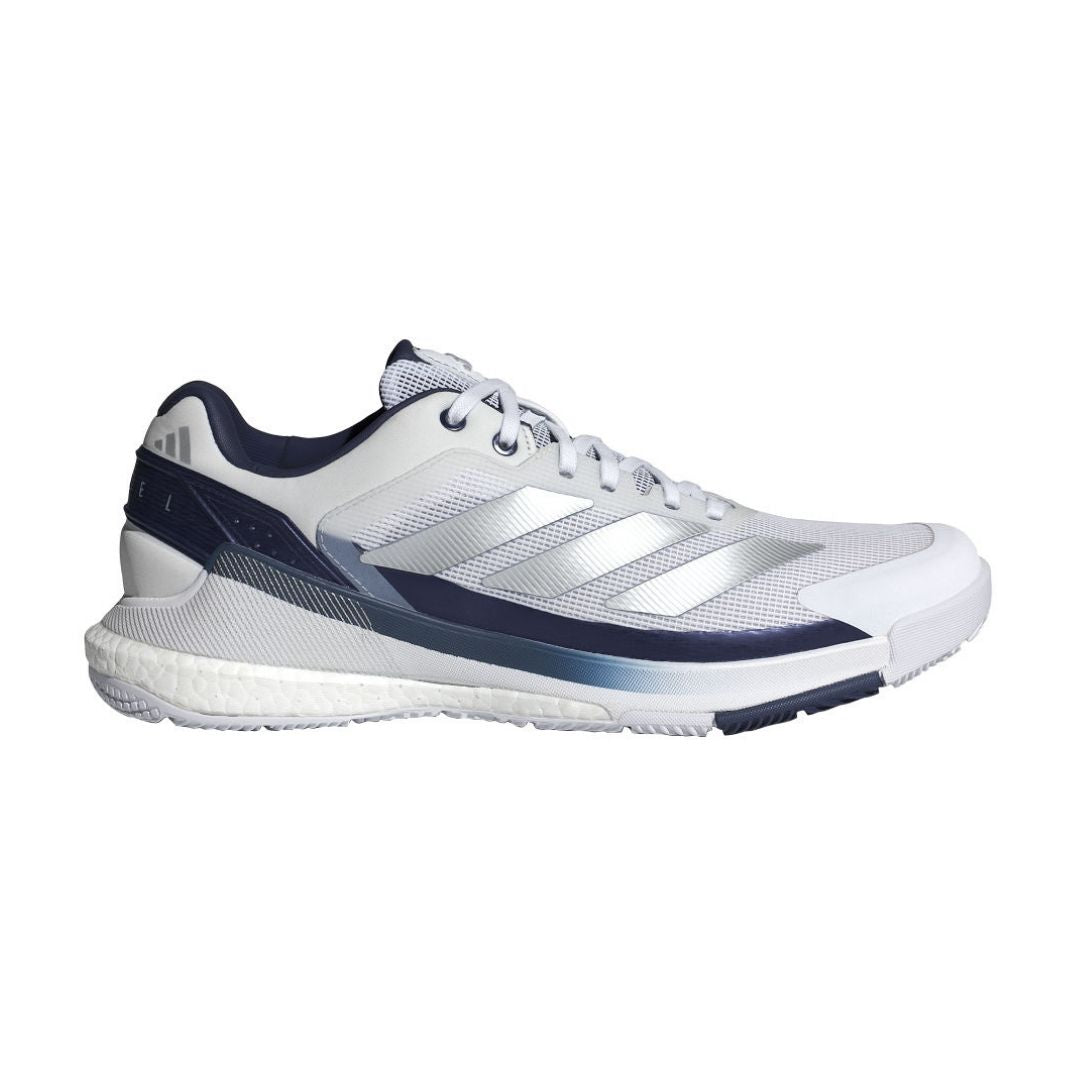 Adidas Crazyquick Boost Men Padel Shoes (White/Blue) – Mypadellife.com
