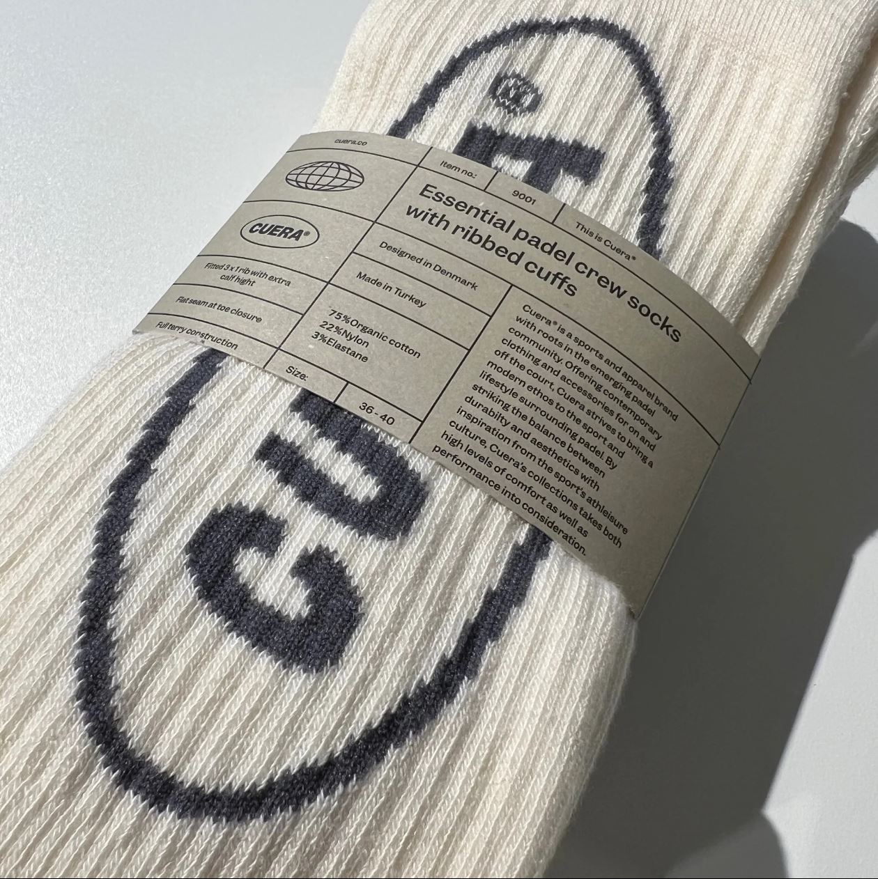 Cuera Oncourt ICT Socks (2-Pack, Off White)