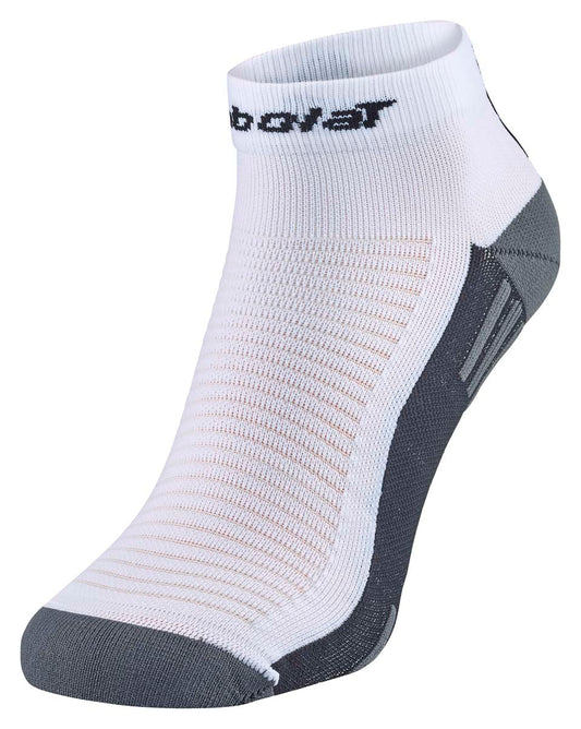 Babolat Padel Quarter Socken (Weiß/Schwarz)