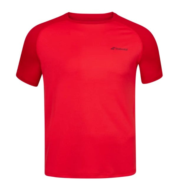 Babolat Play Rundhals-T-Shirt (Rot)