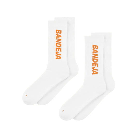 Cuera Padel Crew Socks (2-pack, White)