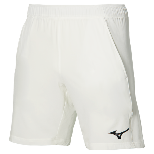 Mizuno 8" Flex Shorts (Mens, White)