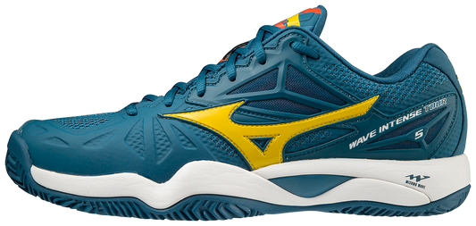 Mizuno Wave Intense Tour 5 CC Padelschuhe für Herren (Petroleumgrün)
