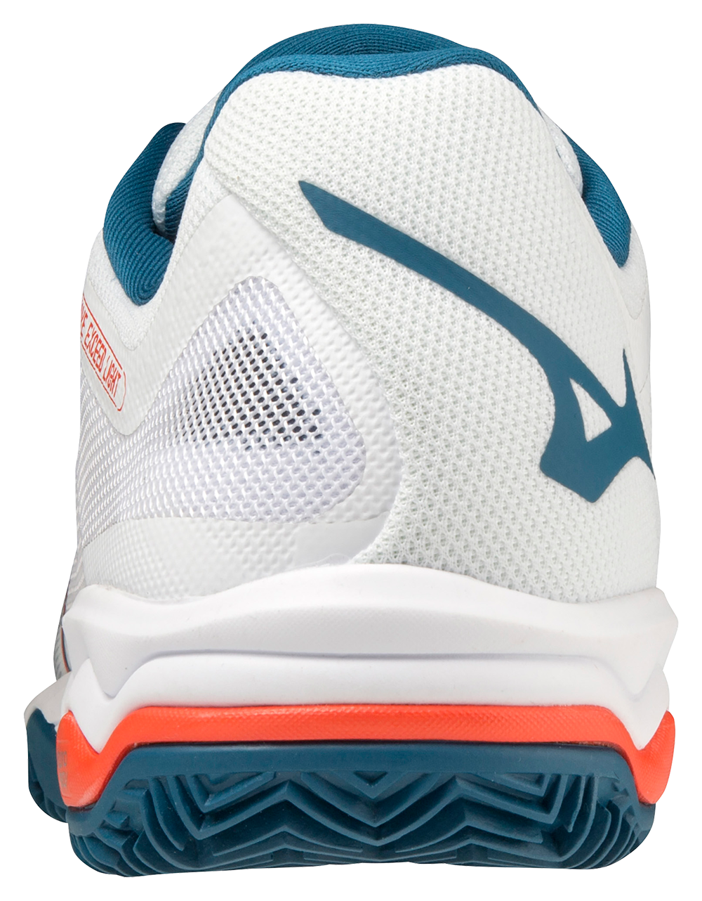 Mizuno Exceed Light CC Mens Padel Shoes (White/Orange)