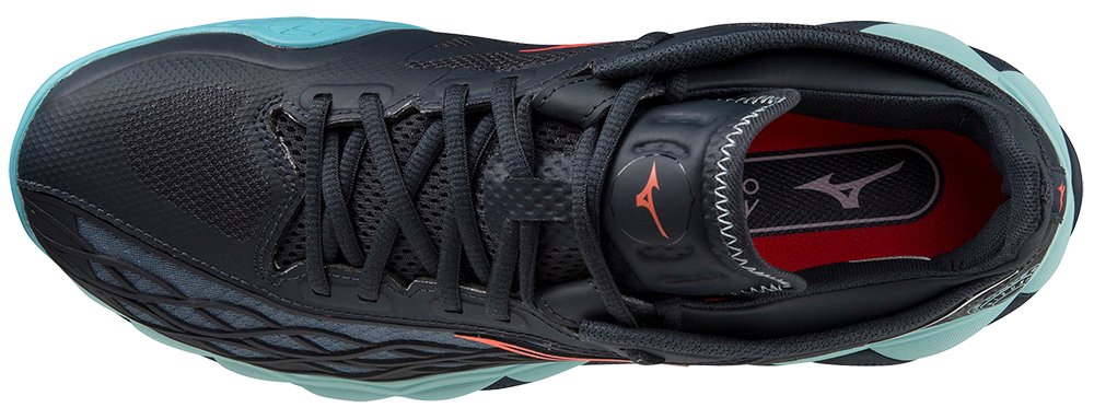 Mizuno Wave Enforce Tour CC Padel Shoes (Collegiate Blue/Soleil/Tanager Turquoise)