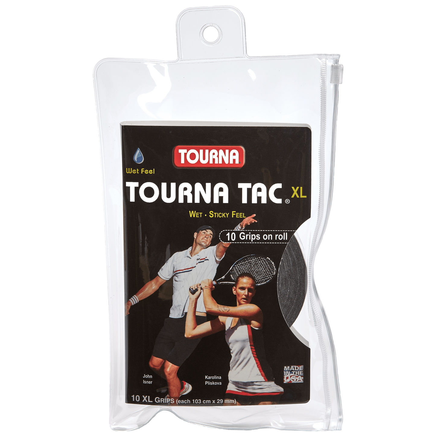 Tourna Tac XL Black 10-Pack Overgrip