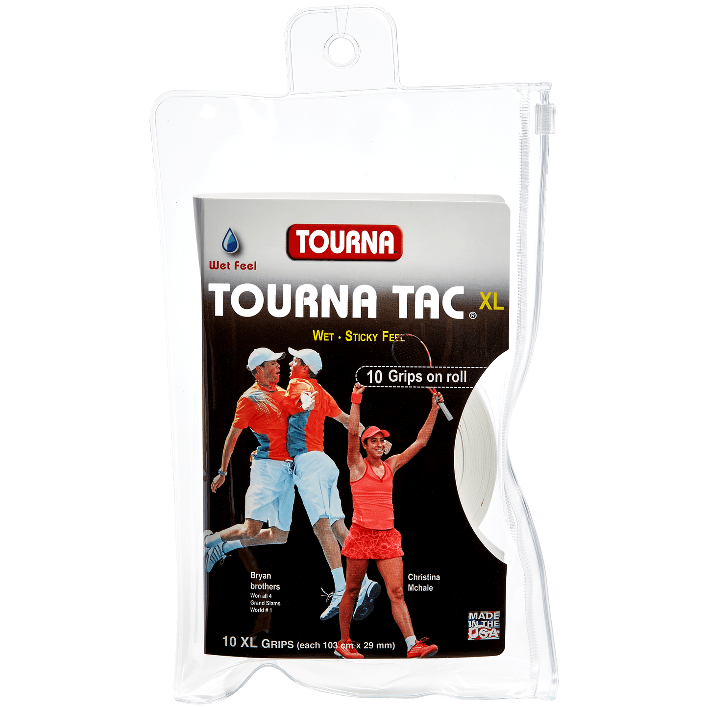 Tourna Tac XL White 10-Pack Overgrip
