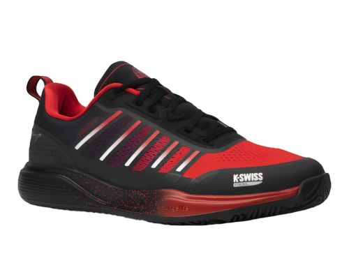 K-Swiss Ultra Court Padel Shoes (Black/Anthracite/Sanyo Red)
