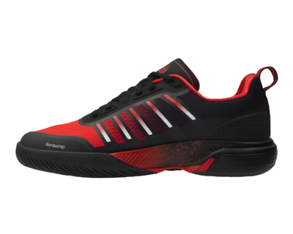 K-Swiss Ultra Court Padel Shoes (Black/Anthracite/Sanyo Red)