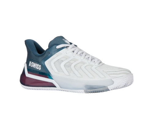 K-Swiss Ultrashot 4 Clay (White/Stargazer/Neon Blaze)