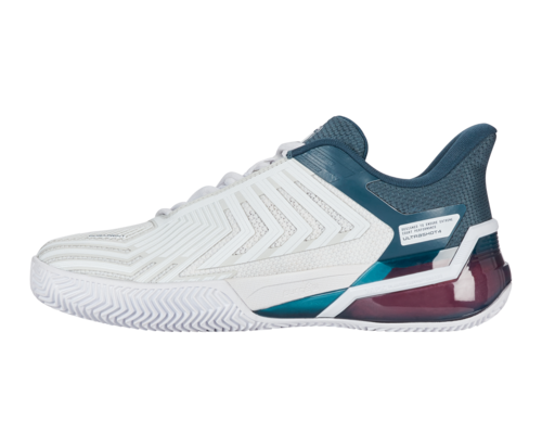 K-Swiss Ultrashot 4 Clay (White/Stargazer/Neon Blaze)
