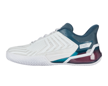 K-Swiss Ultrashot 4 Clay (White/Stargazer/Neon Blaze)