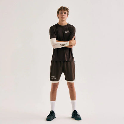 Cuera Oncourt Airy Logo T-shirt (Dark Brown)