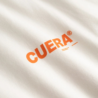 Cuera Offcourt Logo T-Shirt (Off White w. Orange)