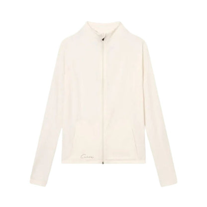 Cuera Active Zip Cardigan (Off White)