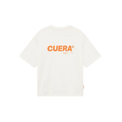 Cuera Offcourt Logo T-Shirt (Off White w. Orange)