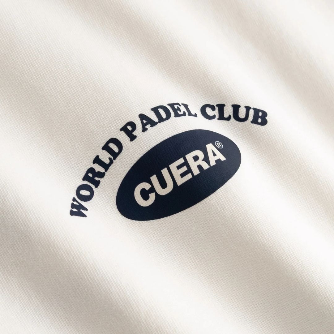 Cuera Offcourt Legacy Short Sleeve Tee (Off White/Navy)
