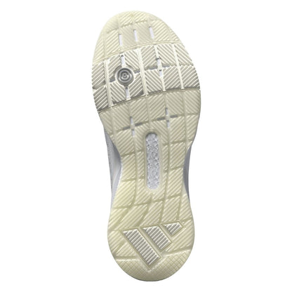 Adidas Crazyquick Boost Women Padel Shoes (Cloud White/Silver Metallic/Zero Metallic)