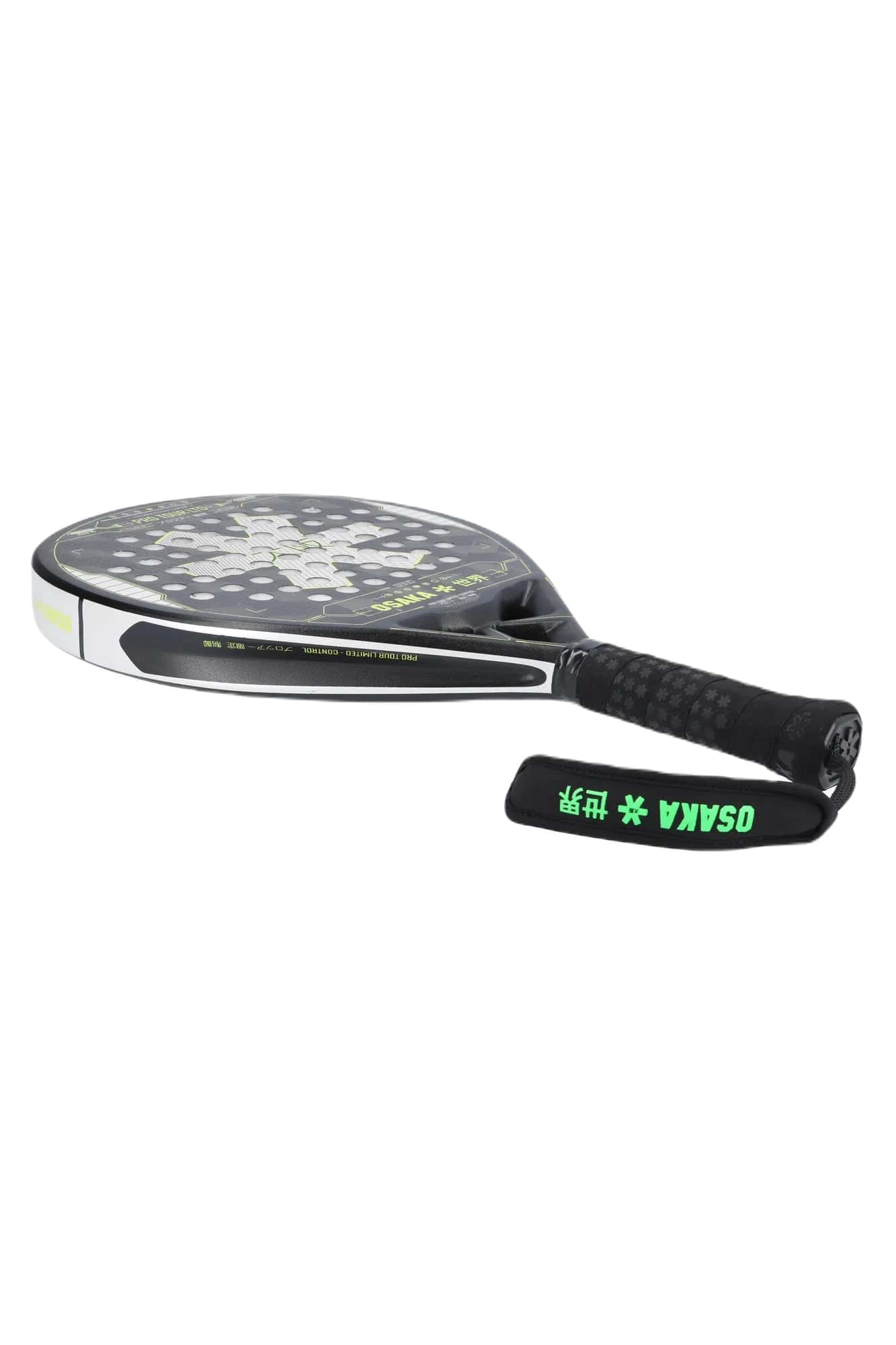 Osaka Pro Tour LTD Control 2023 Padel Racket (Grey/Lime)