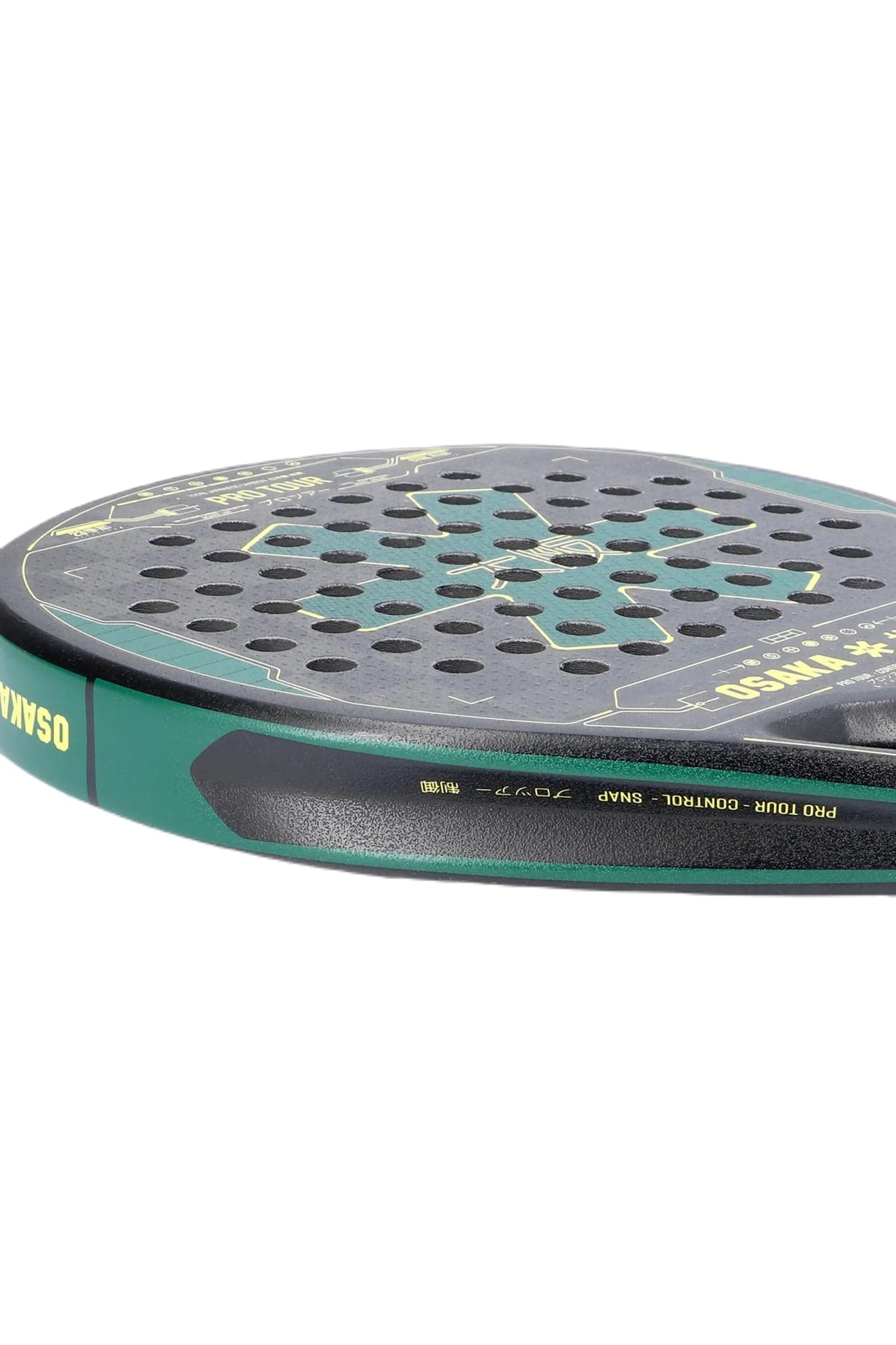 Osaka Pro Tour Control Touch 2023 Padel Racket (Green/Yellow)