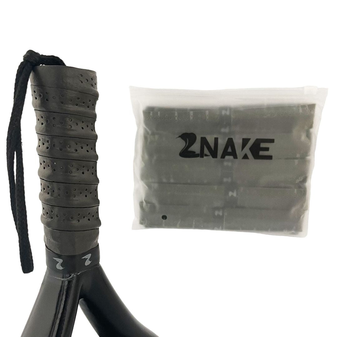 Znake Viper Padel Overgrips (5 pcs, Black) padellife