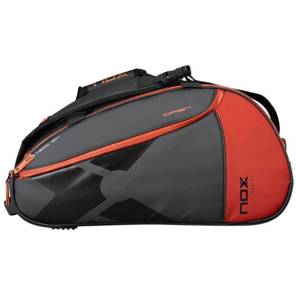 Nox Luxury Open Series Padel Bag (Black/Red) padellife