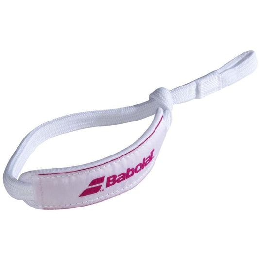 Babolat Wrist Strap (White/Pink) padellife