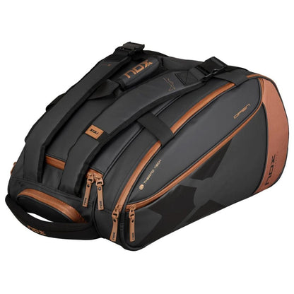 Nox Luxury Open Series Padel Bag (Black/Brown) padellife