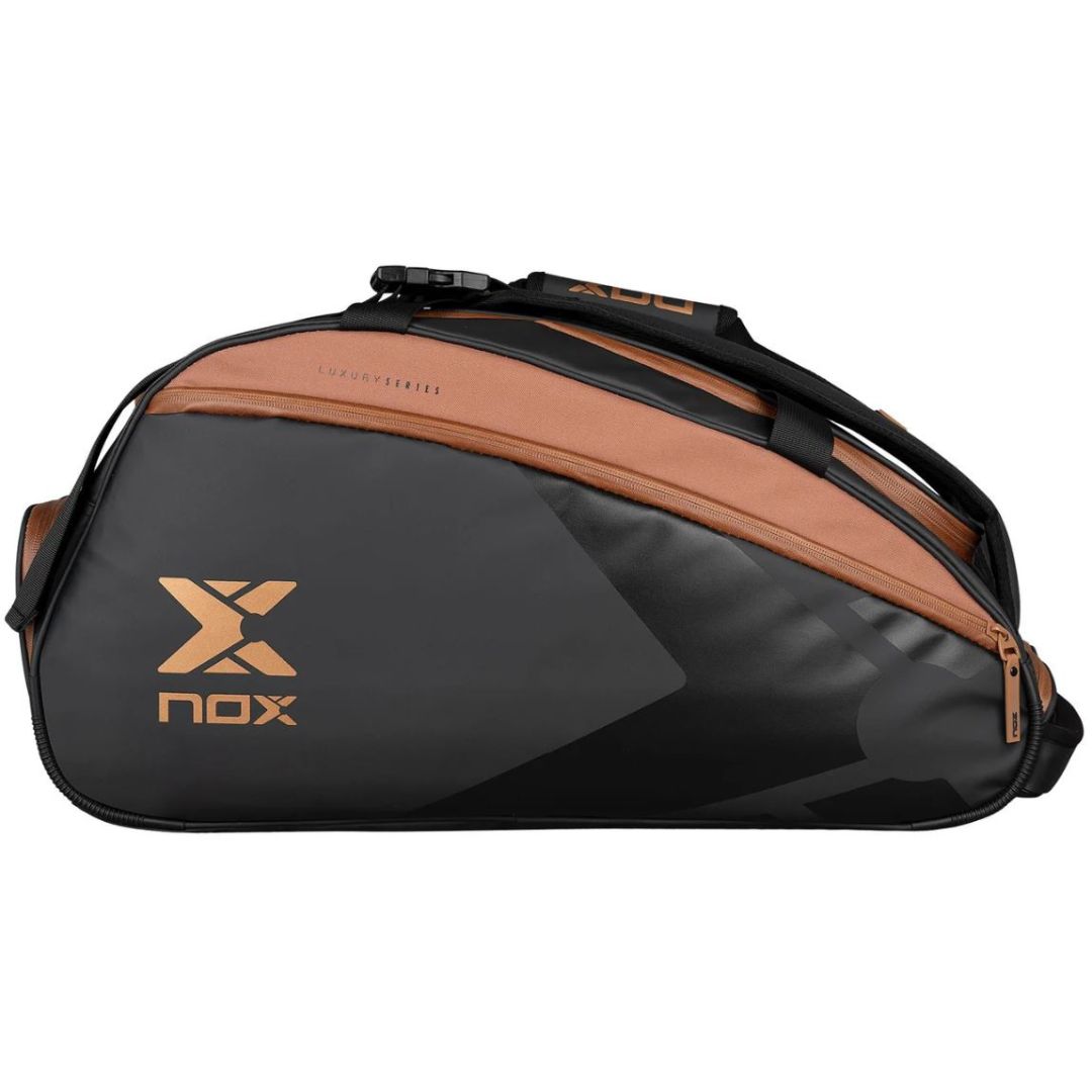 Nox Luxury Open Series Padel Bag (Black/Brown) padellife