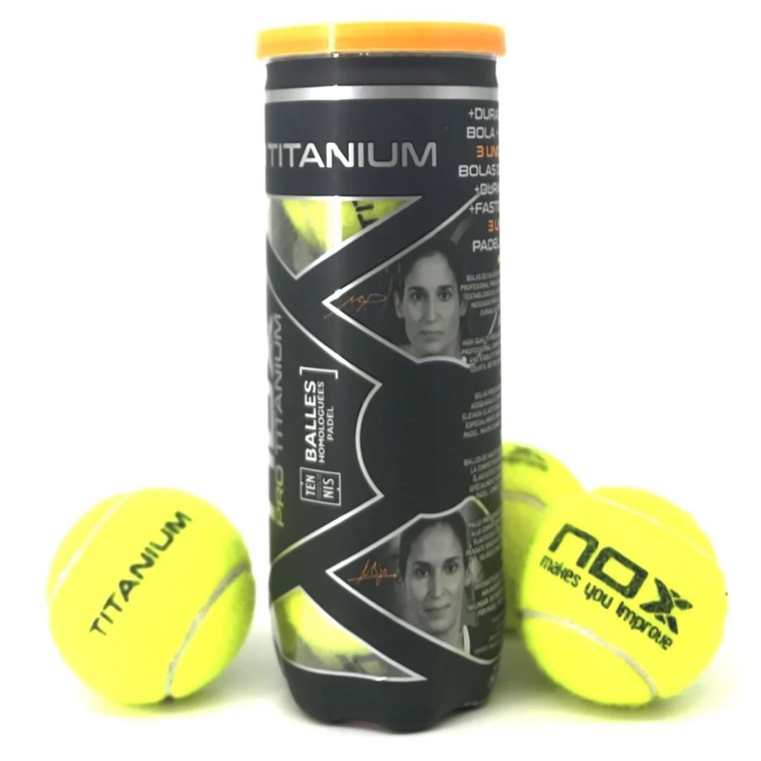 Nox Pro Titanium Padel Balls (3 pcs.) padellife