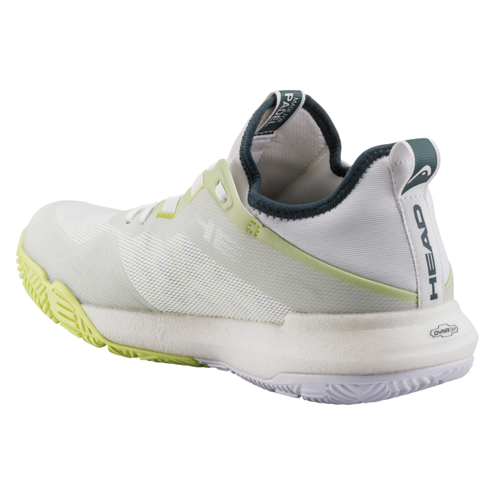 Head Motion Pro Padel Shoes (Men, White/Lime)