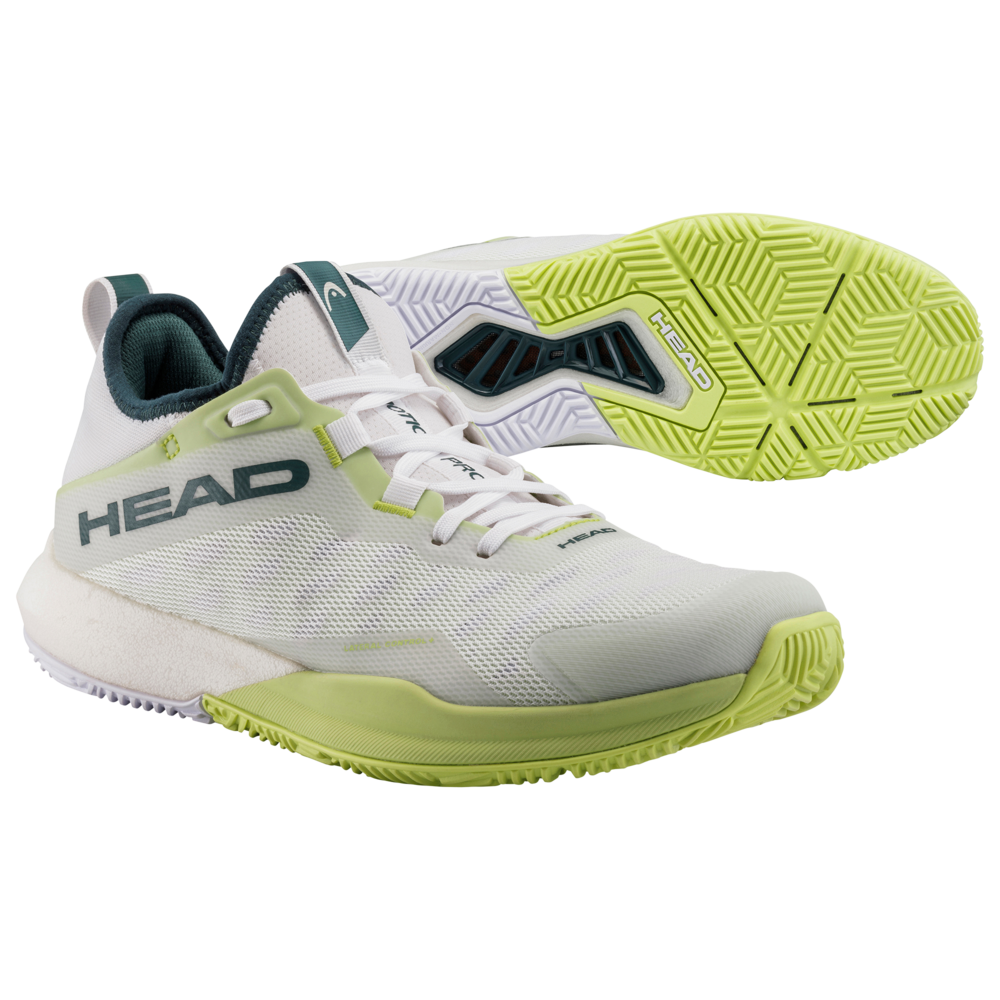 Head Motion Pro Padel Shoes (Men, White/Lime)