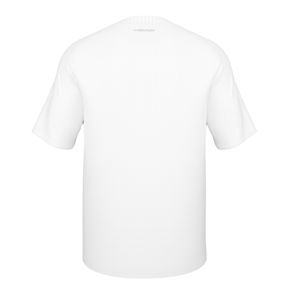 Head Performance T-Shirt Herren (Druck/Weiß)