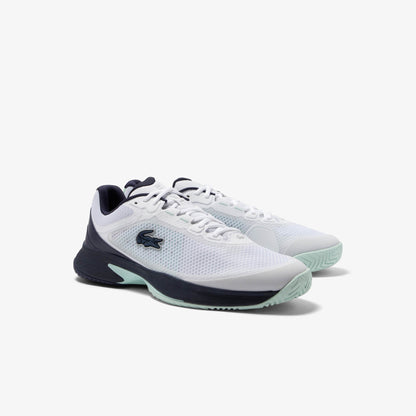 Lacoste Tech Point Textilschuhe (Weiß/Marineblau)