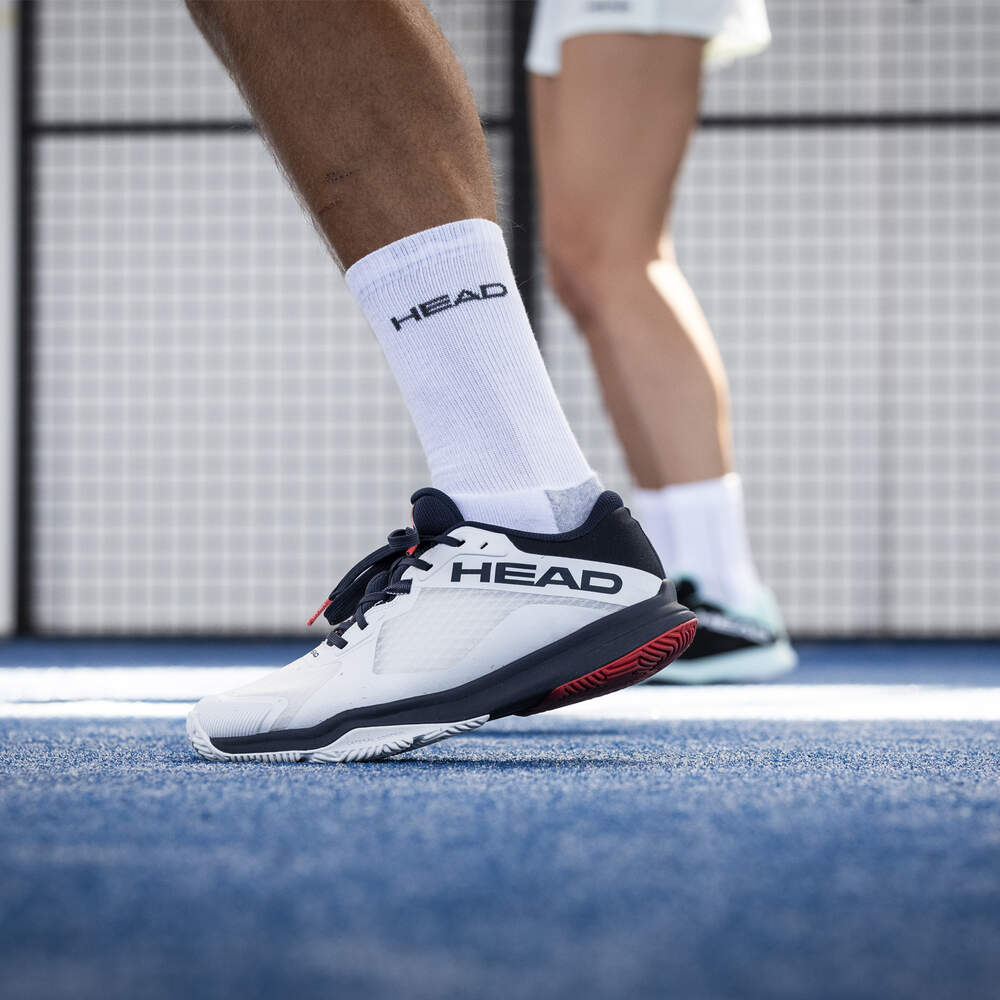 Head Motion Team Padel Shoes (White/Black/Blue)