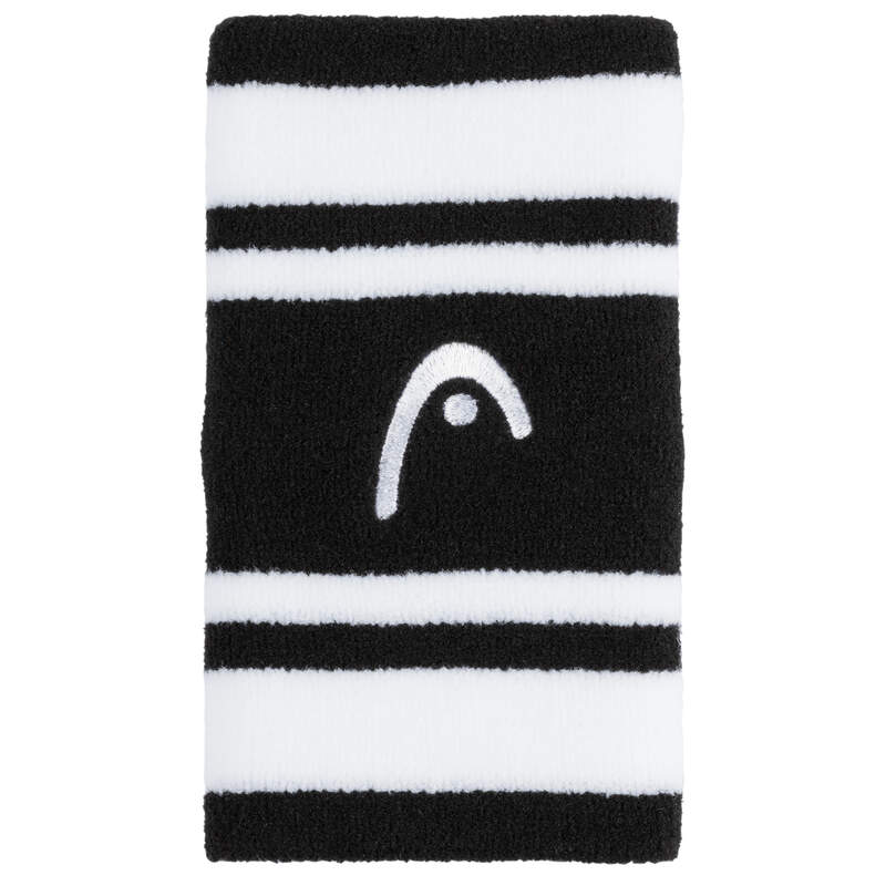 Head Wristband Striped 5" (Black/White)