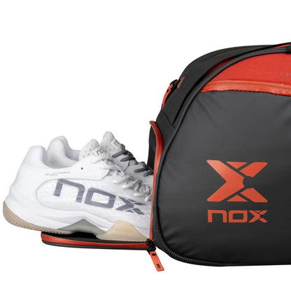Nox Luxury Open Series Padel Bag (Black/Red) padellife