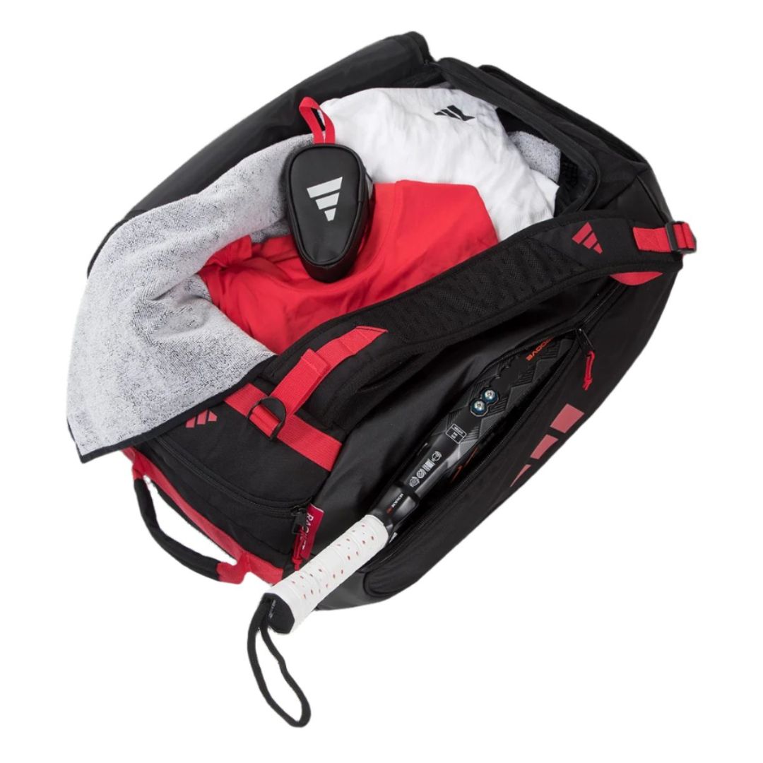 Adidas Tour 3.4 Padel Bag (Black/Red) padellife