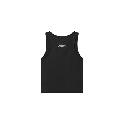 Cuera Oncourt Cropped Tank Top (Black)