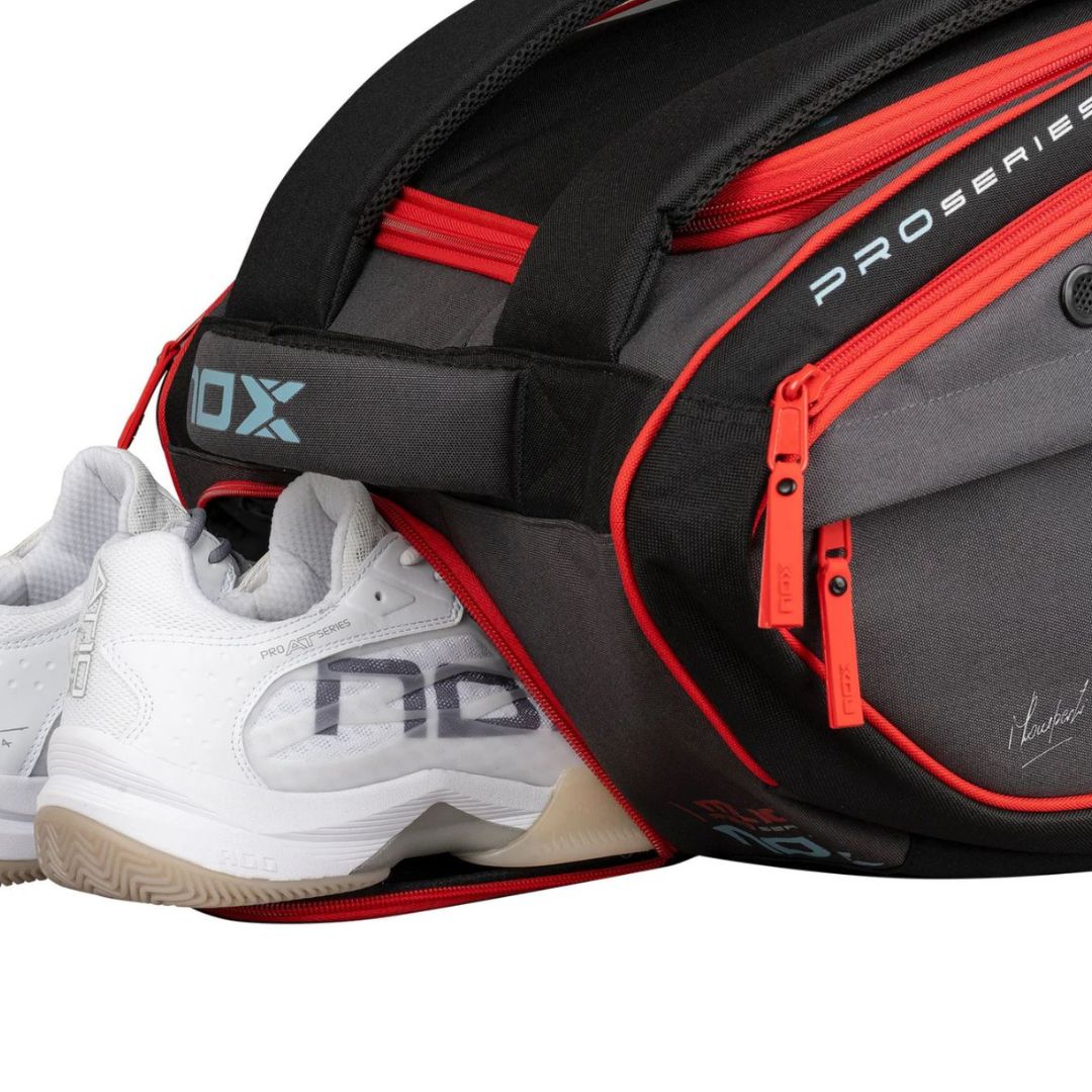 Nox ML10 Competition XL Compact Padel Bag (Black/Red) padellife