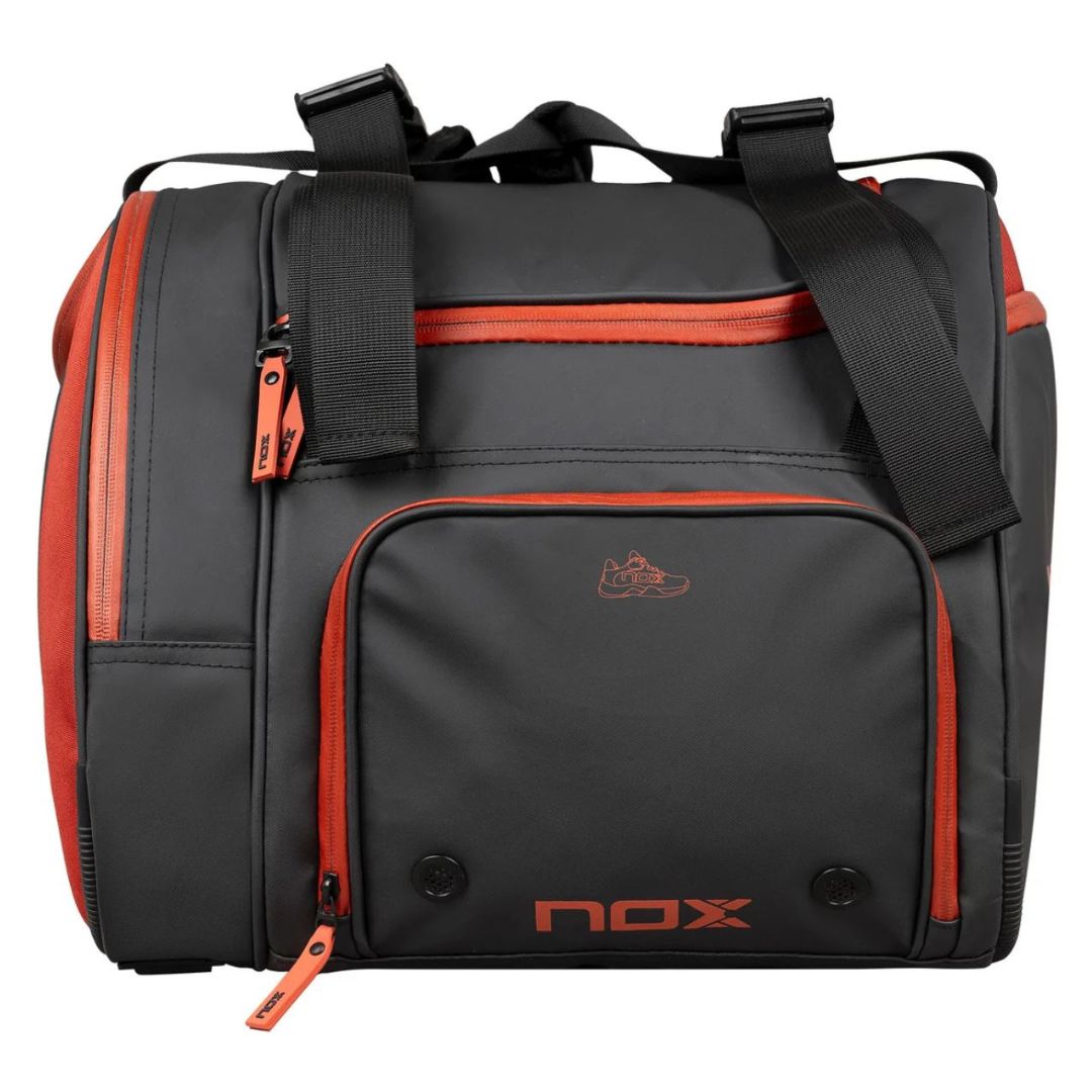 Nox Luxury Open Series Padel Bag (Black/Red) padellife