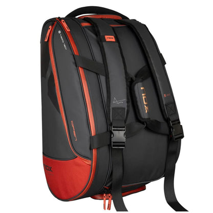 Nox Luxury Open Series Padel Bag (Black/Red) padellife