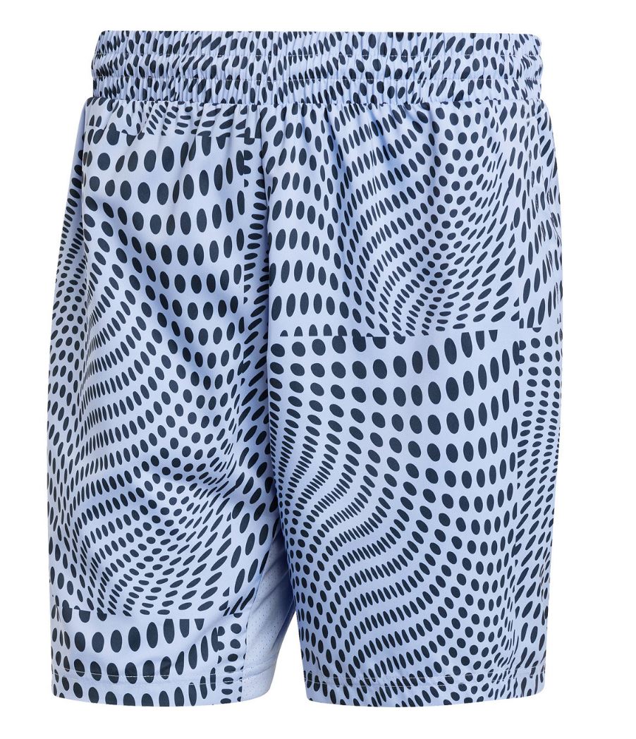 Adidas Club Graphic Shorts (Blue/Black)