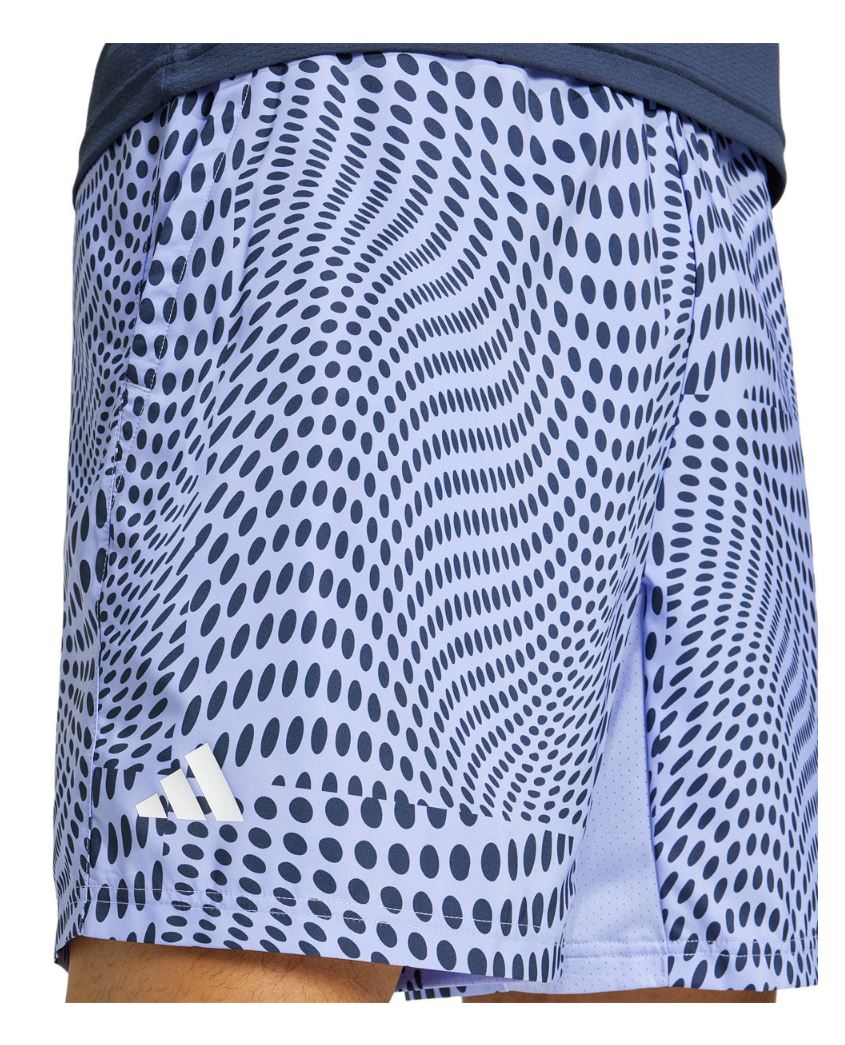 Adidas Club Graphic Shorts (Blue/Black)