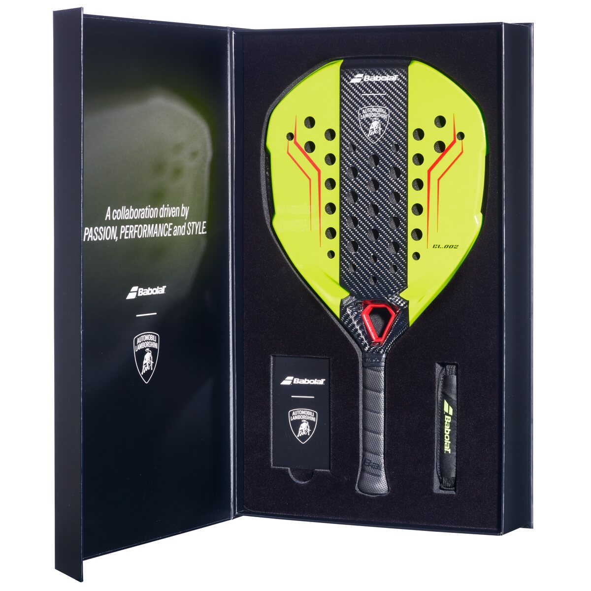 Babolat Lamborghini BL002 Padel Racket (Lime Yellow/Black)